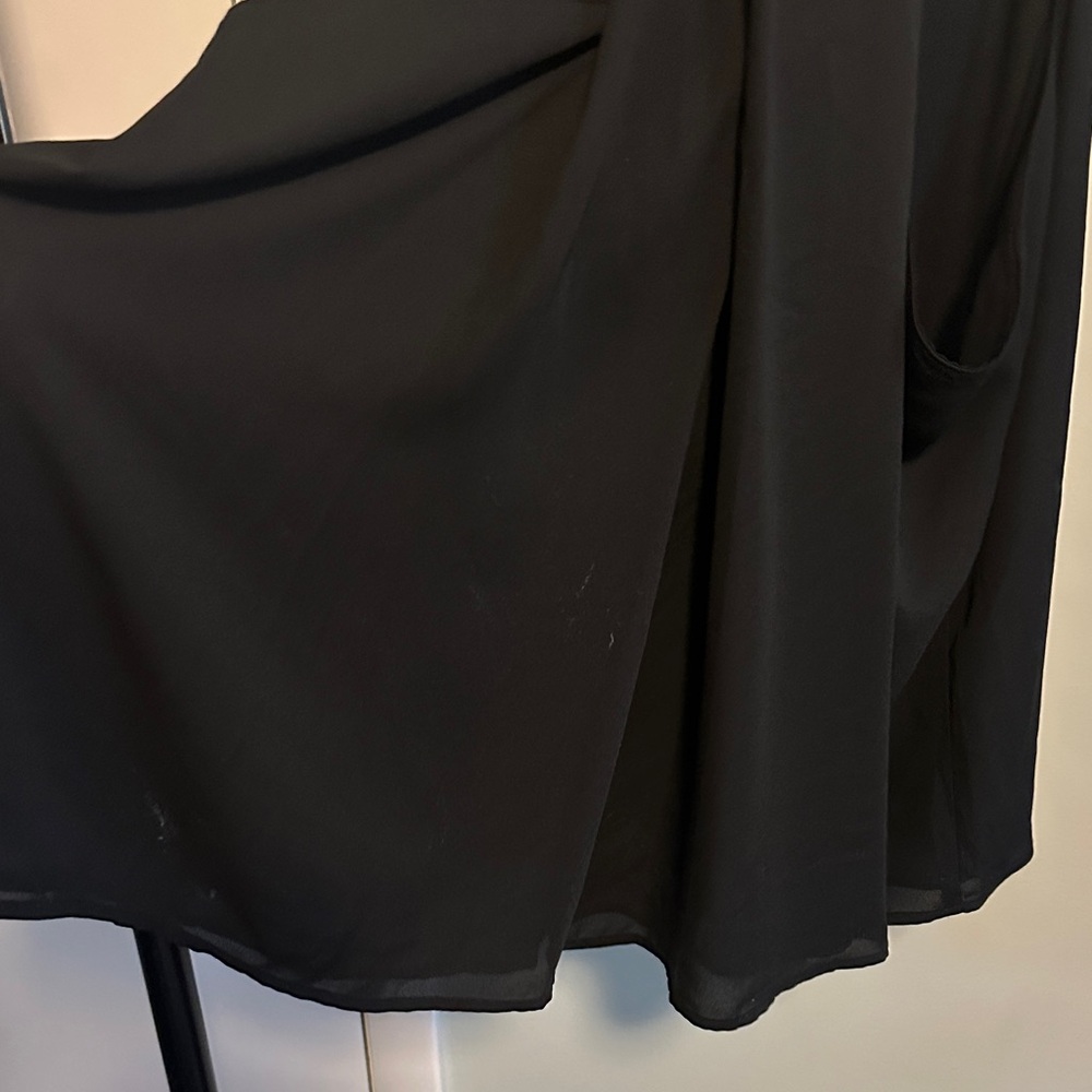 LOFT Black Racerback Sleeveless Blouse - Picture 4 of 5